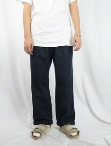 画像2: 80's Paul Stuart CANADA製 ウール混 2タックスラックス NAVY W31 (2)