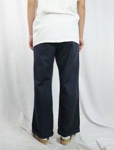 画像3: 80's Paul Stuart CANADA製 ウール混 2タックスラックス NAVY W31 (3)