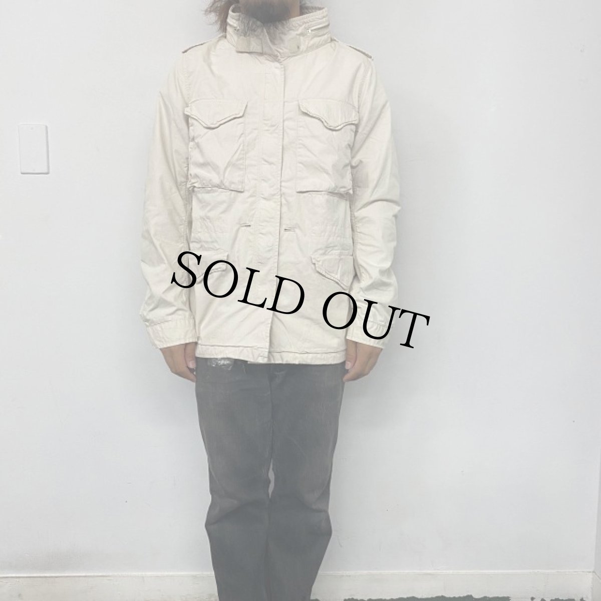 画像3: Ralph Lauren DENIM&SUPPLY  "M-65 TYPE" 星条旗×花柄パッチワーク ジャケット XL (3)