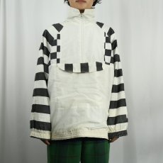 画像2: 70〜80's LES KI SPORTSWEAR ITALY製 チェッカー柄 アノラックジャケット M (2)