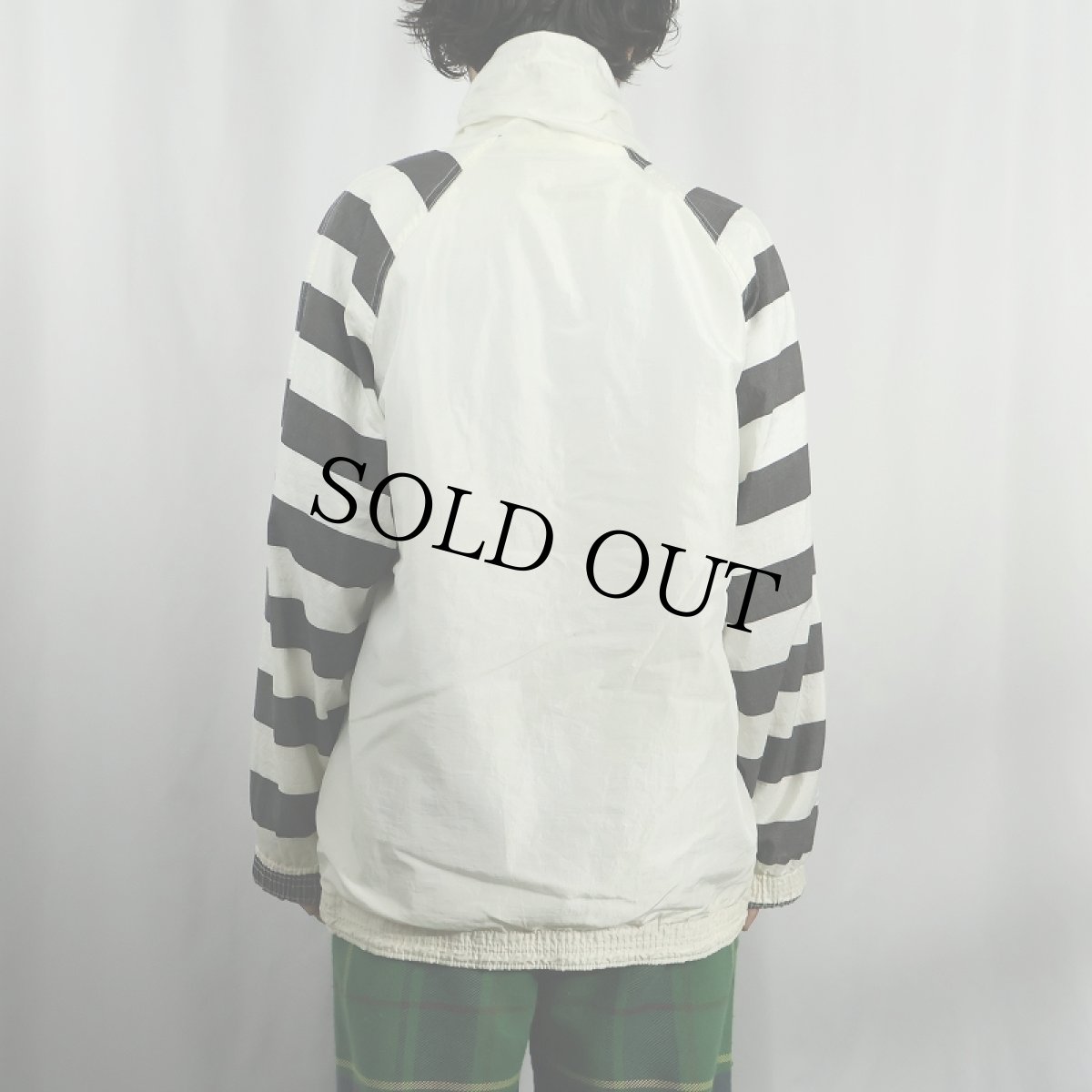 画像3: 70〜80's LES KI SPORTSWEAR ITALY製 チェッカー柄 アノラックジャケット M (3)