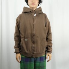 画像2: Arborwear ロゴ刺繍 ヘビーウェイト スウェットジップパーカー XL (2)