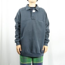 画像2: 90's R HEROES INC USA製 ポケット付きスウェット BLACK XL (2)