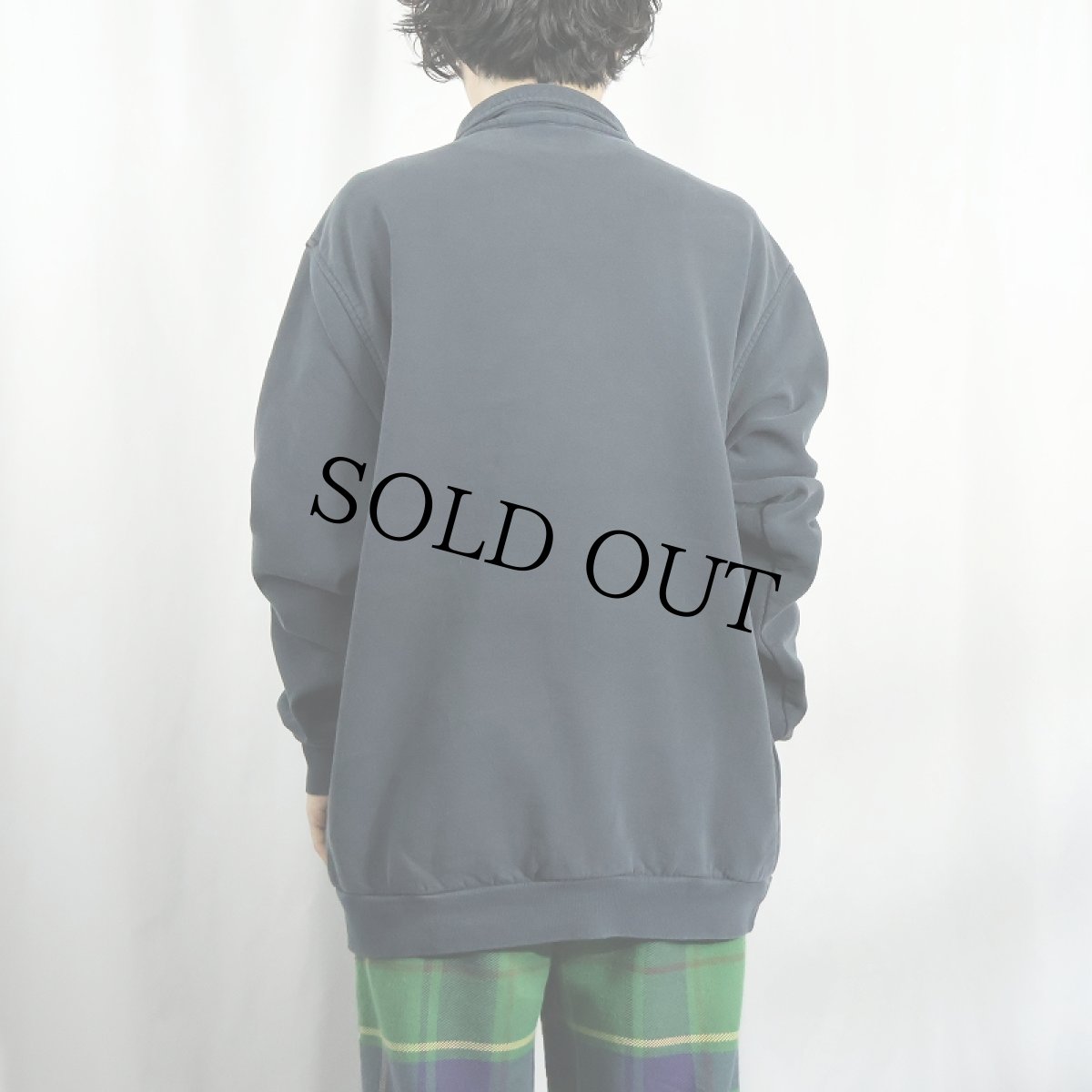 画像3: 90's R HEROES INC USA製 ポケット付きスウェット BLACK XL (3)