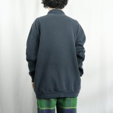 画像3: 90's R HEROES INC USA製 ポケット付きスウェット BLACK XL (3)