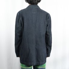 画像3: GAP デニムテーラードジャケット L (3)