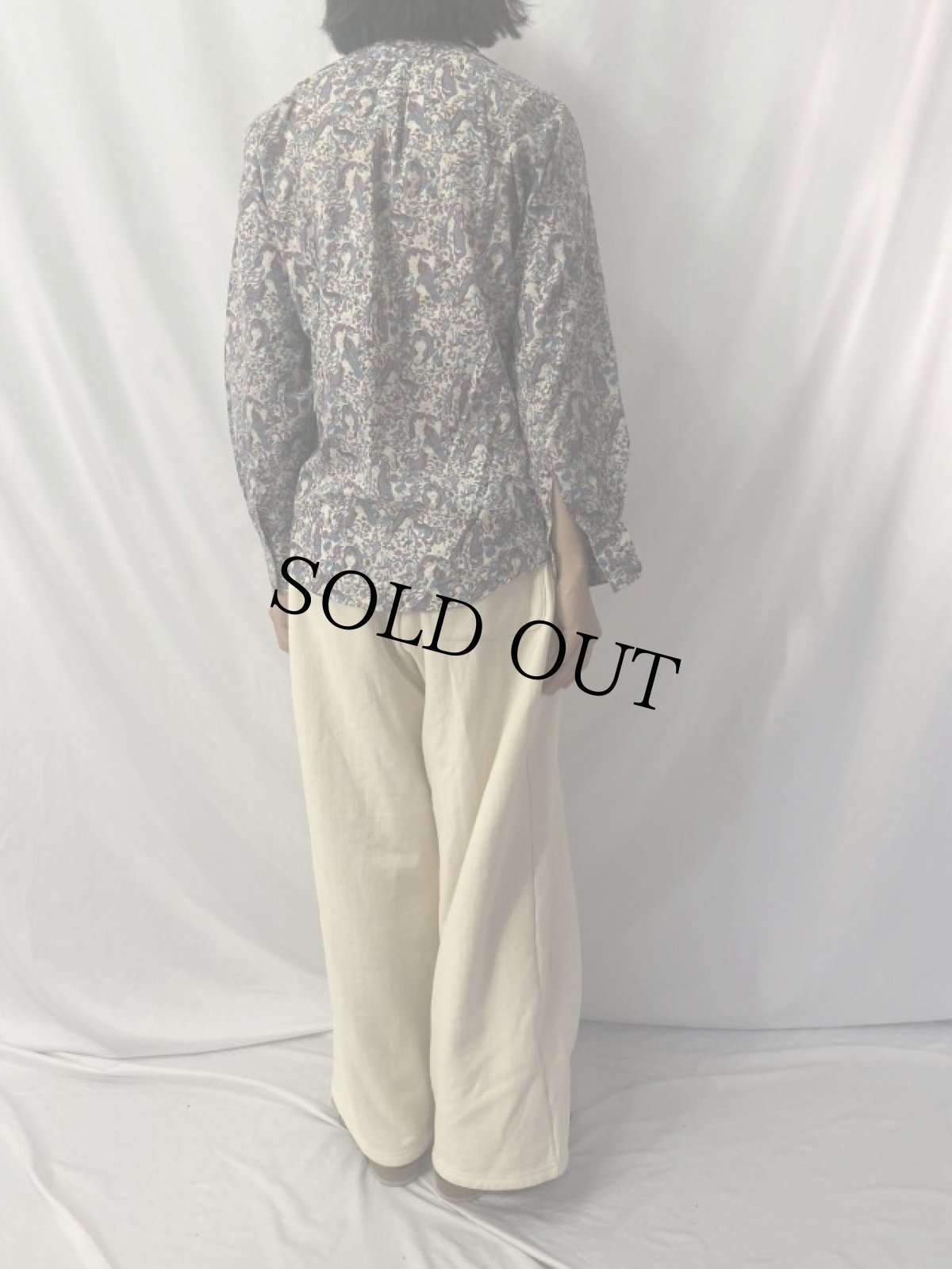 画像4: 70's KINGS ROAD 女性×花柄シャツ S (4)