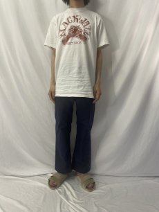 画像2: 70's US.NAVY TROUSERS DARK BLUE ユーティリティーベイカーパンツ 32R (2)