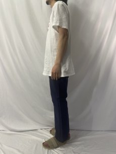 画像3: 70's US.NAVY TROUSERS DARK BLUE ユーティリティーベイカーパンツ 32R (3)