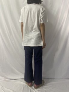 画像4: 70's US.NAVY TROUSERS DARK BLUE ユーティリティーベイカーパンツ 32R (4)