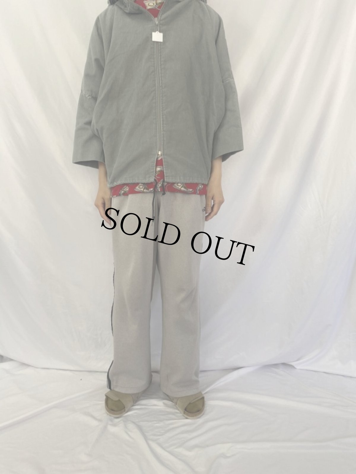 画像2: Terryvel CANADA製 コーデュロイ デザインジップパーカー ONESIZE (2)