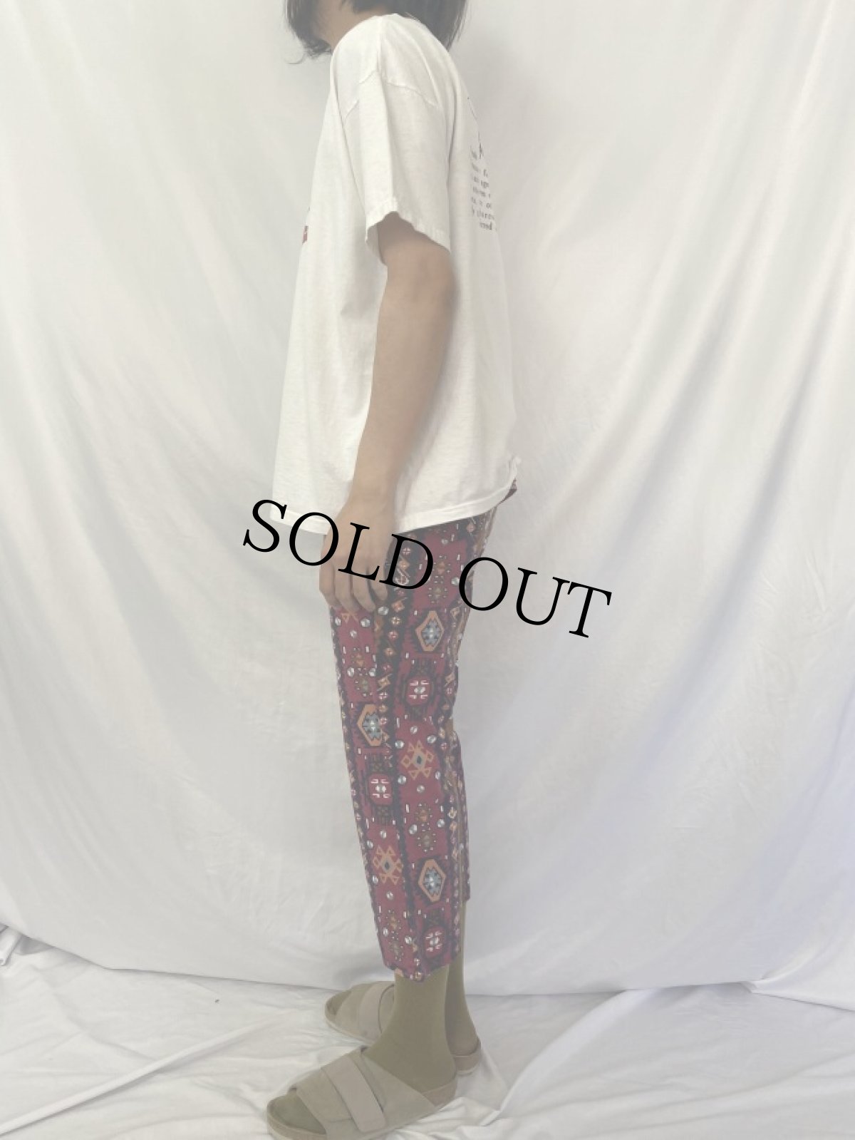 画像3: 70's MAVERICK USA製 総柄パンツ W29 (3)