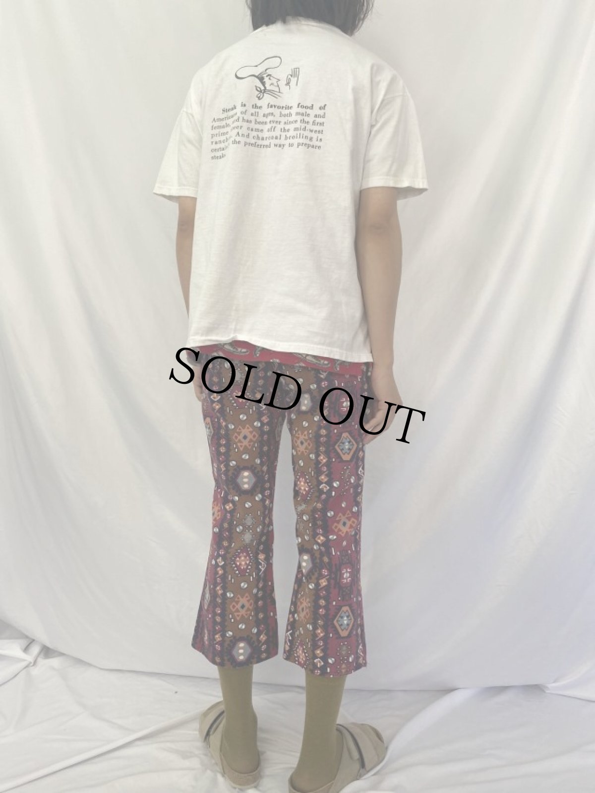 画像4: 70's MAVERICK USA製 総柄パンツ W29 (4)