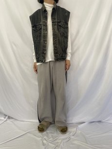 画像3: 90's Levi's 70594 USA製 リバーシブル ブラックデニムベスト  (3)