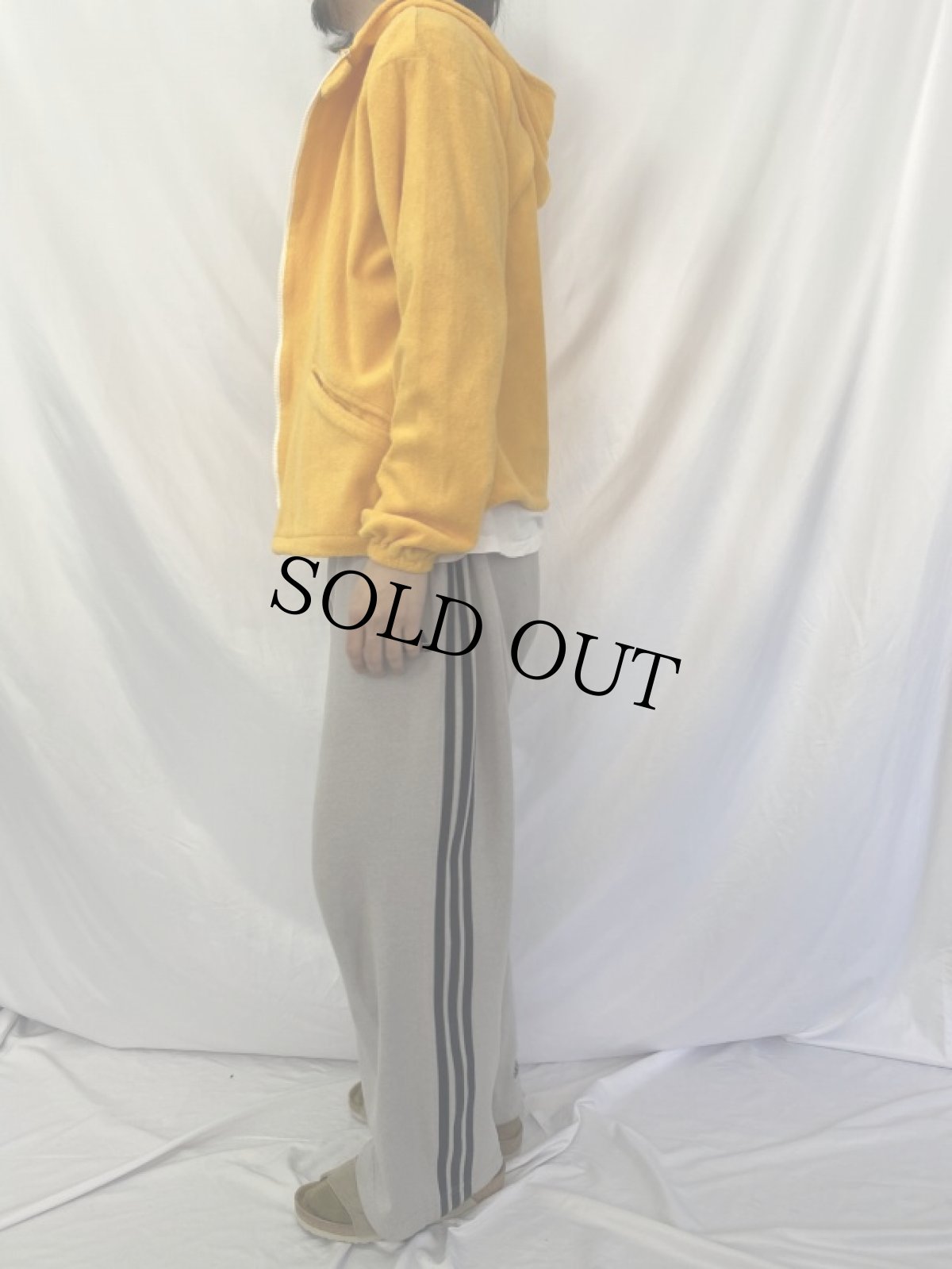 画像3: 〜70's nordstrom パイル ジップパーカー L (3)