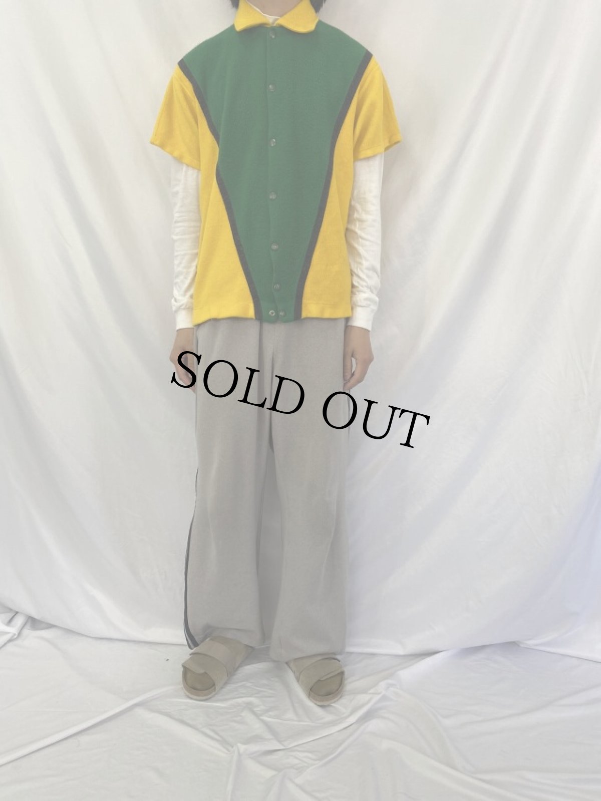 画像3: 〜60's "HUSKIES" 半袖スタジャン (3)