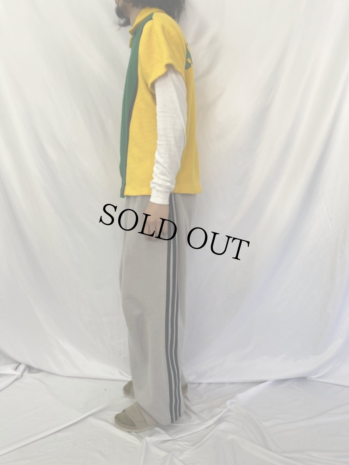 画像4: 〜60's "HUSKIES" 半袖スタジャン (4)