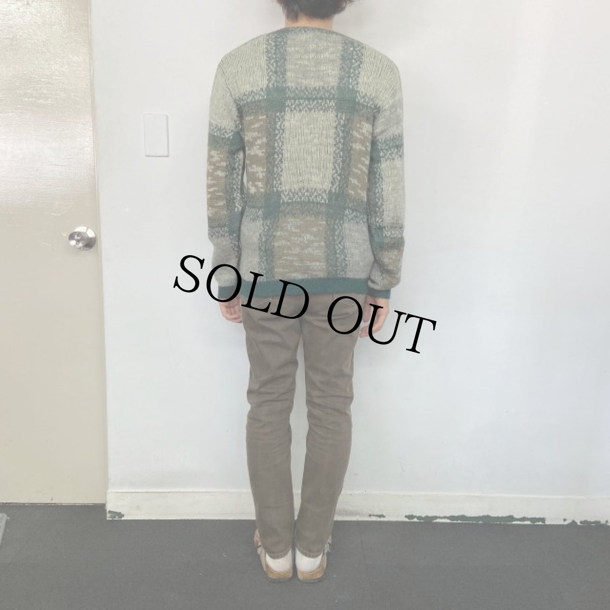 画像4: 60's PENNEY'S TOWNCRAFT ウーステッドウール×モヘア ニットセーター M (4)