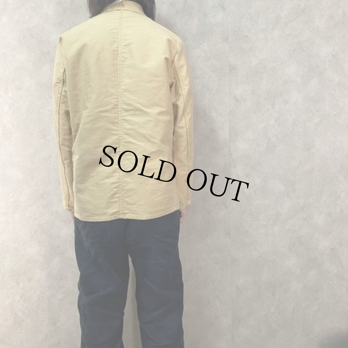 画像4: ダブルブレスト モールスキン カバーオール 52 (4)