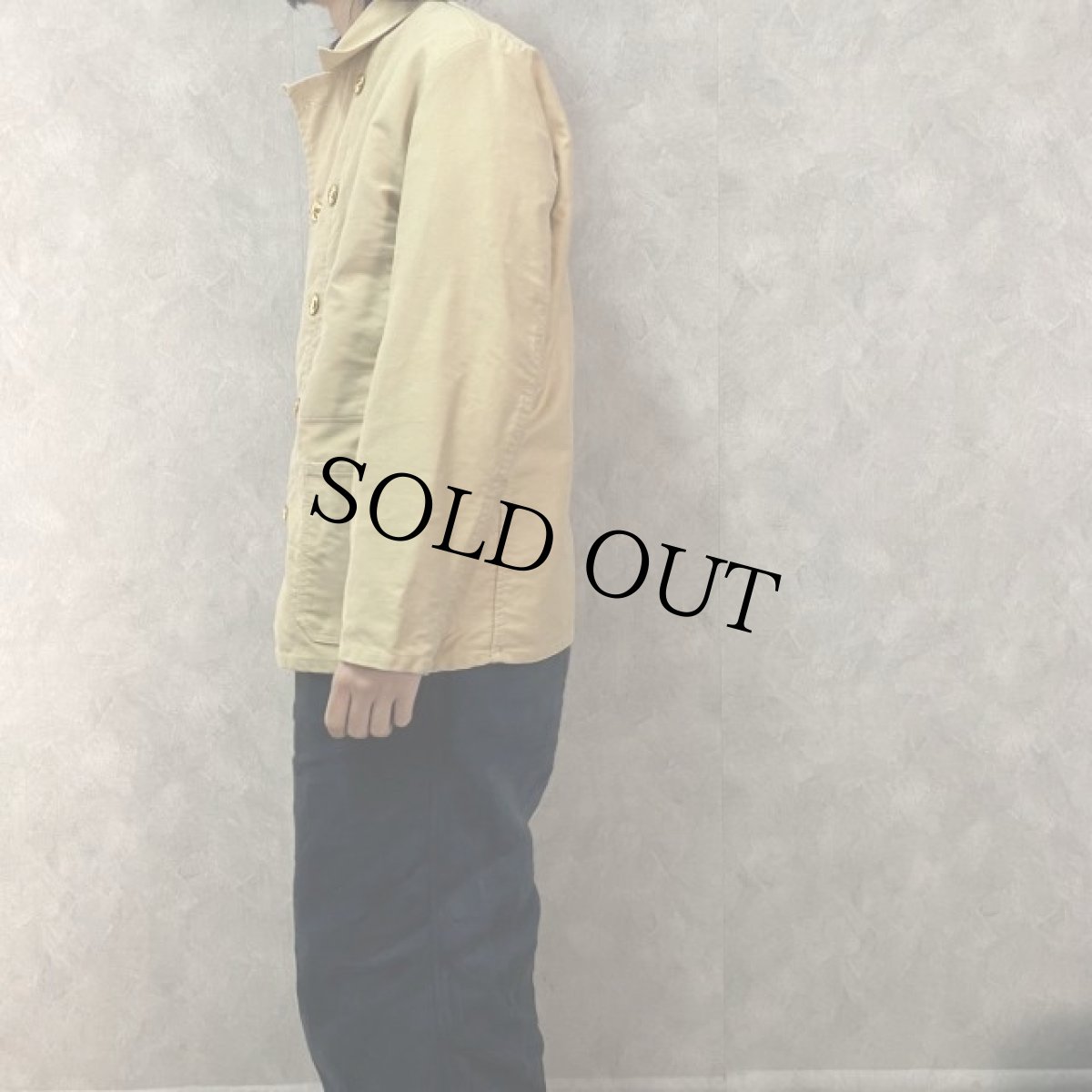 画像3: ダブルブレスト モールスキン カバーオール 52 (3)