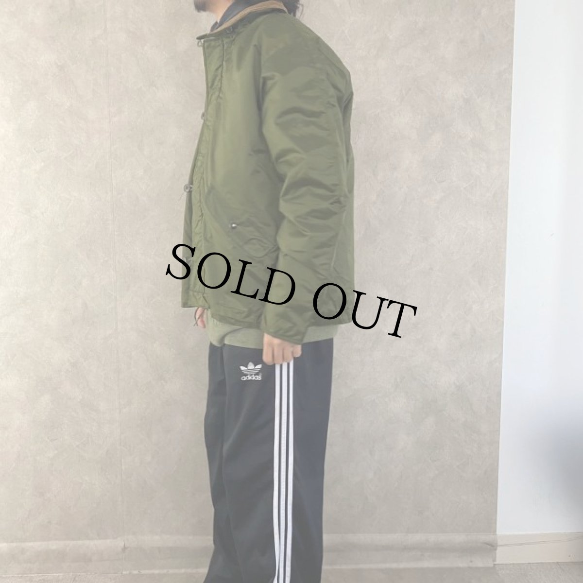 画像3: 80's U.S.NAVY A-1 Extreme Cold Weather Impermeable ナイロンデッキジャケット L (3)