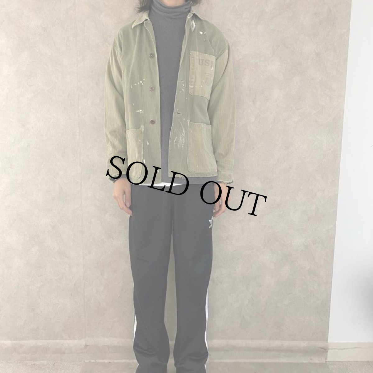 画像2: 40's USMC P-41 HBTジャケット (2)