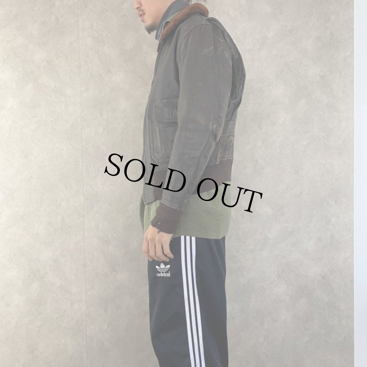 画像3: 60〜70's U.S.NAVY G-1 フライトジャケット size40 パッチ付き (3)