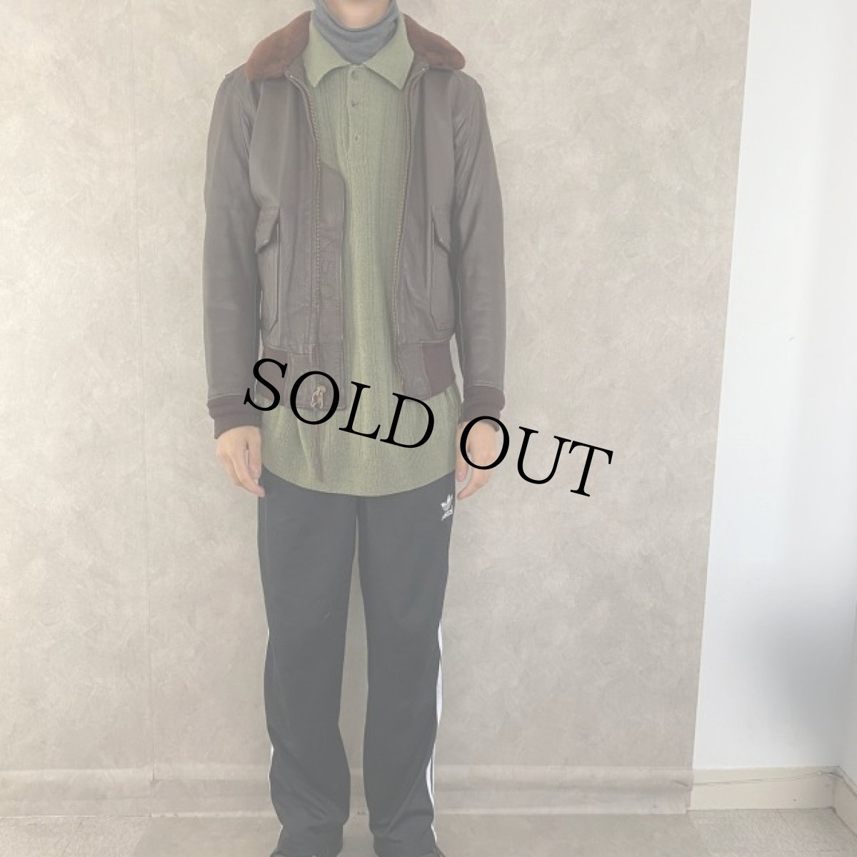 画像2: 60〜70's U.S.NAVY G-1 フライトジャケット SIZE 40 (2)