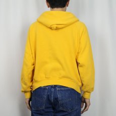 画像3: 80's downerwear 無地 ラグランスウェットジップパーカー L (3)