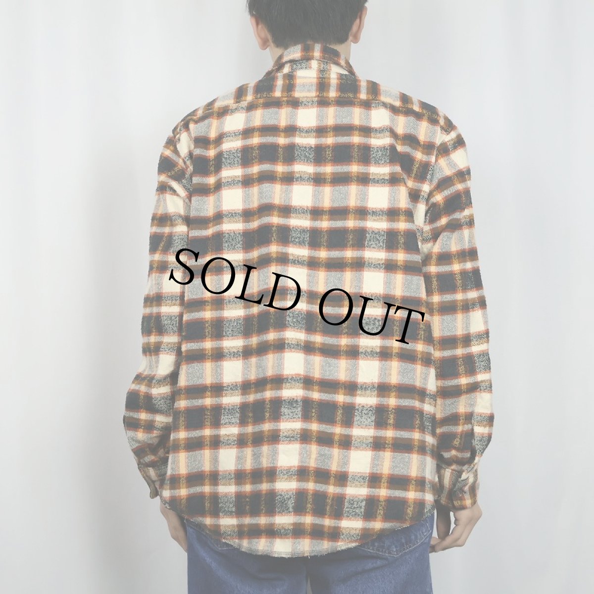 画像3: 70's DeeCee USA製 チェック柄 ヘビーネルシャツ  (3)