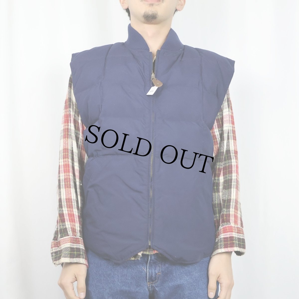 画像3: 80〜90's Eddie Bauer リバーシブル キルティング グースダウンベスト L (3)