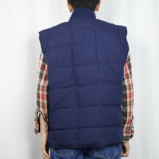 画像4: 80〜90's Eddie Bauer リバーシブル キルティング グースダウンベスト L (4)