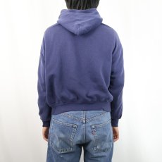 画像3: 70's Gearing Up USA製 スウェットジップパーカー NAVY  (3)