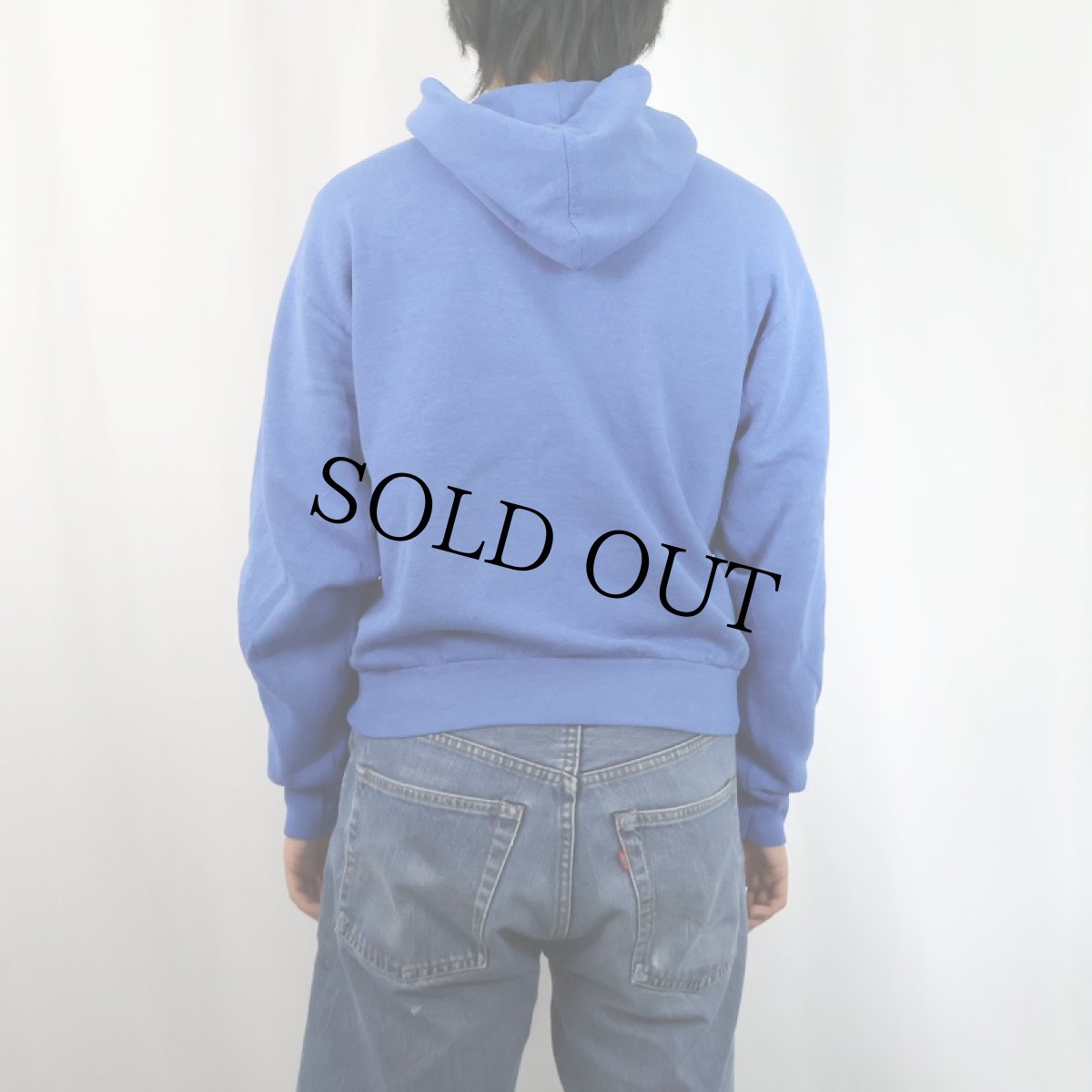 画像3: 80's〜 FRUIT OF THE LOOM USA製 スウェットジップパーカー L (3)