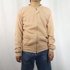 画像2: 80's USA製 スウェットジップジャケット L (2)