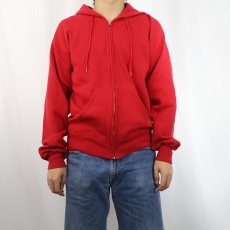 画像2: 80's Lee USA製 スウェットジップパーカー M (2)