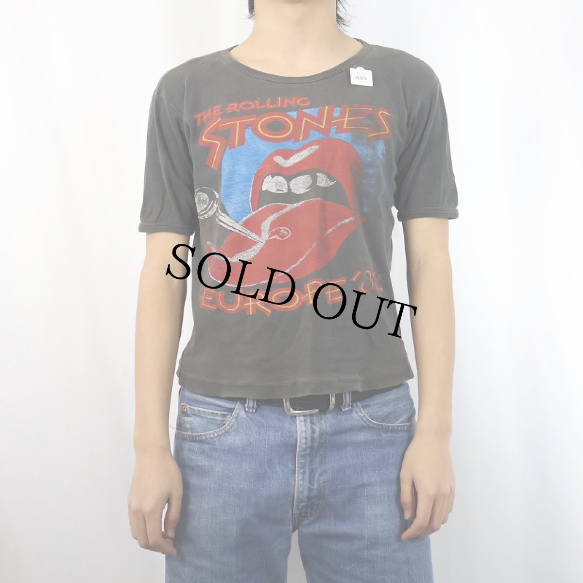 画像3: 1982 The Rolling Stones "EUROPE'82 TOUR" ロックバンドツアーTシャツ  (3)