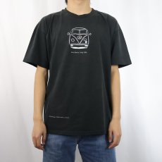 画像2: 90's Volkswagen USA製 "Jerry Garcia" ワーゲンバスイラスト アーティスト追悼Tシャツ BLACK (2)