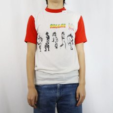 画像2: 70's REGGAE ミュージックプリントリンガーTシャツ  (2)