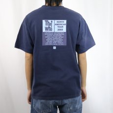 画像4: 2002 The Who "NORTH AMERICAN TOUR" ロックバンドツアーTシャツ NAVY L (4)