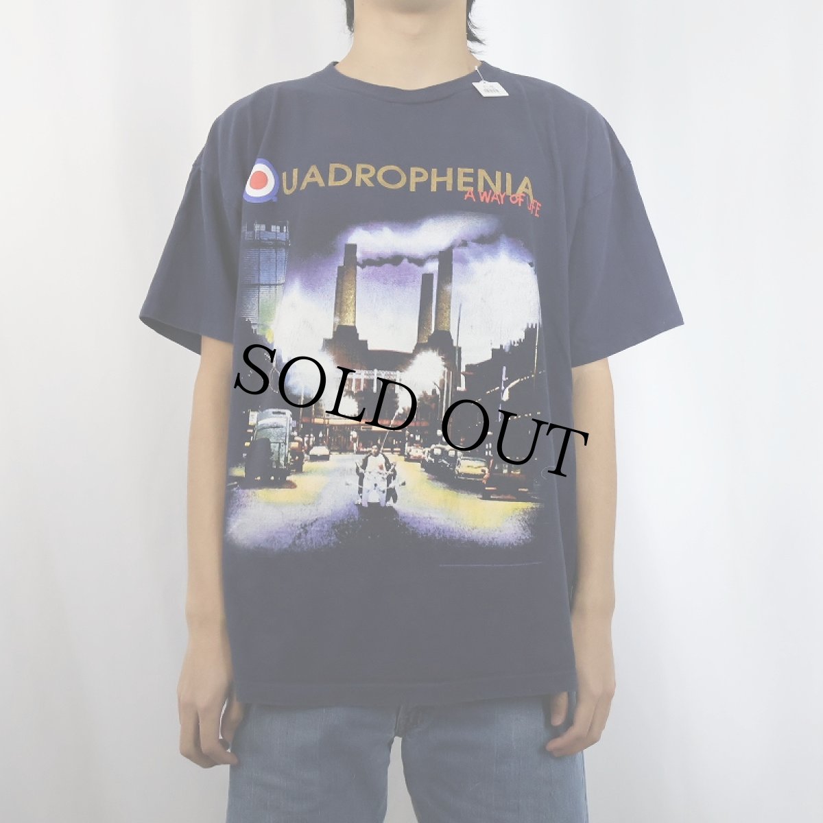 画像3: 1996 The Who "QUADROPHENIA Tour" ロックバンドツアープリントTシャツ NAVY  (3)