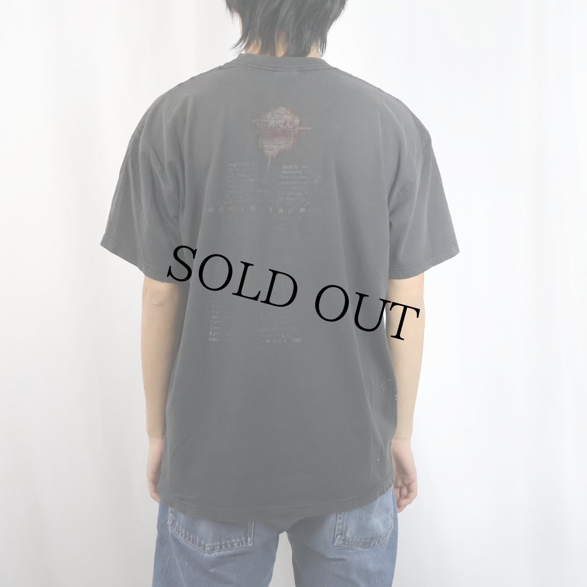 画像4: 2000's RUSH "vapor trails" ロックバンドツアープリントTシャツ BLACK  (4)