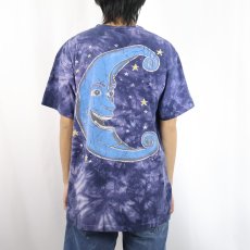画像4: 90's THE MOUNTAIN USA製 "SUN & MOON" 大判プリント タイダイTシャツ XL (4)