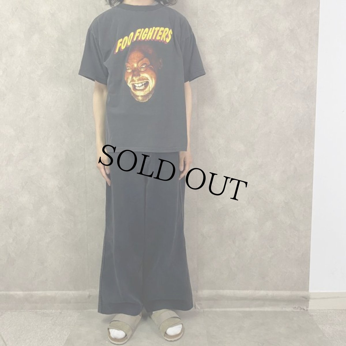 画像2: 90's Foo Fighters USA製 ロックバンドTシャツ XL (2)