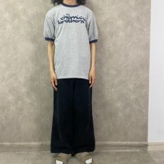 画像2: 90's The Chemical Brothers USA製 ダンスミュージックユニットリンガーTシャツ XL (2)
