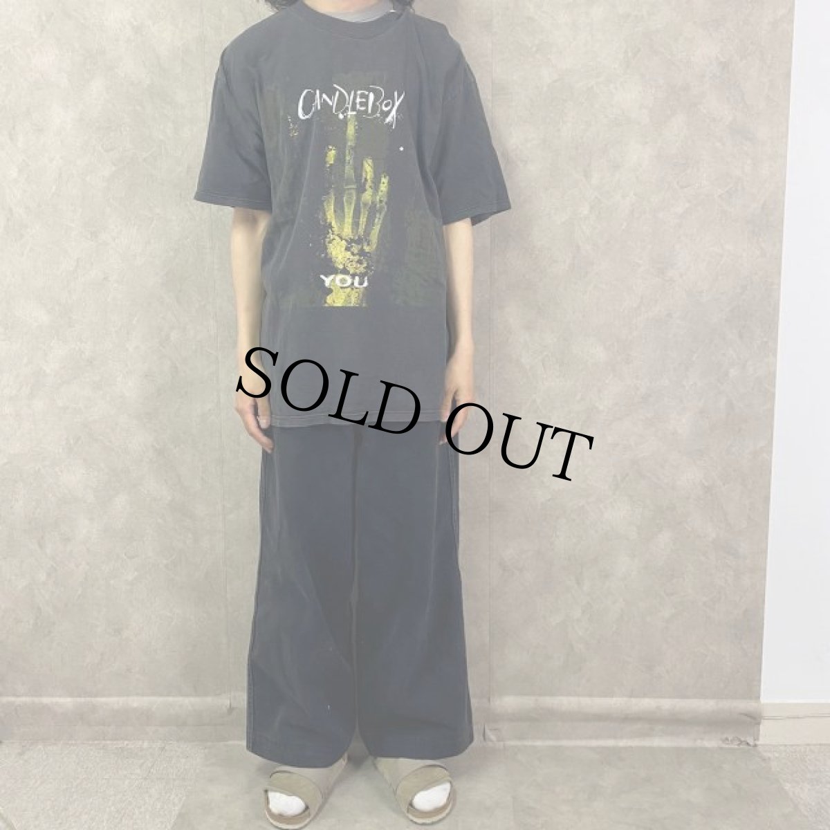 画像3: 90's Candlebox "Fuck you" ロックバンドTシャツ XL (3)