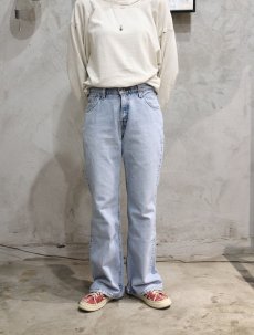 画像3: 【SALE】 Levi's SILVERTAB "hipster flare" ブーツカットデニムパンツ W29 (3)