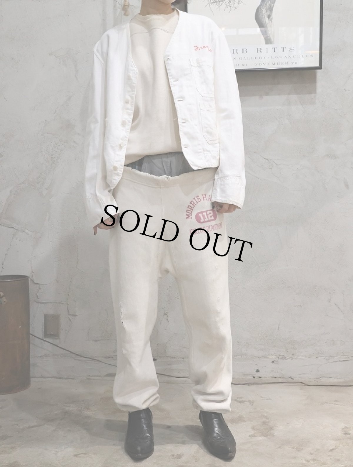 画像5: 40's〜 コットン ショートワークジャケット (5)