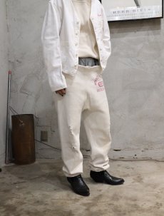 画像4: 70's "MORRIS HARVEY 112 ATHLETIC DEPARTMENT" 染み込みプリントスウェットパンツ  (4)