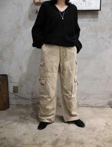 画像4: 60's THE STAG SHOP by RAMBULE Vネック モヘアニットセーター BLACK L (4)